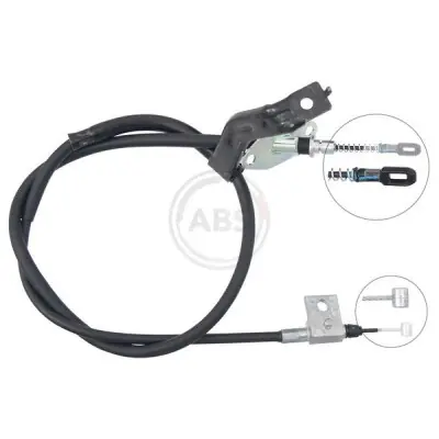 Cable de accionamiento, freno de estacionamiento A.B.S. K17457 Pedido Al Por Mayor